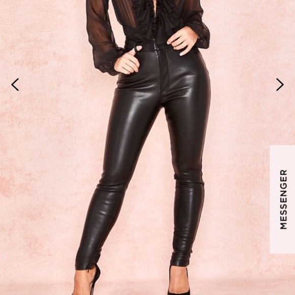 leather trousers house of cb